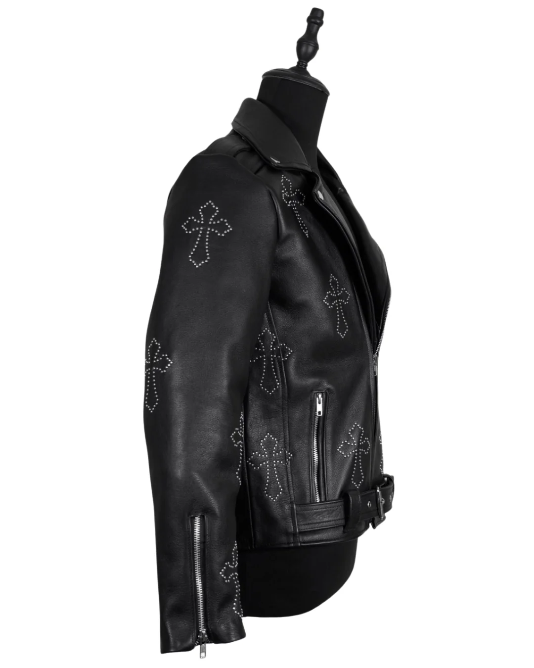 Biker no.1 black cross - Image 4