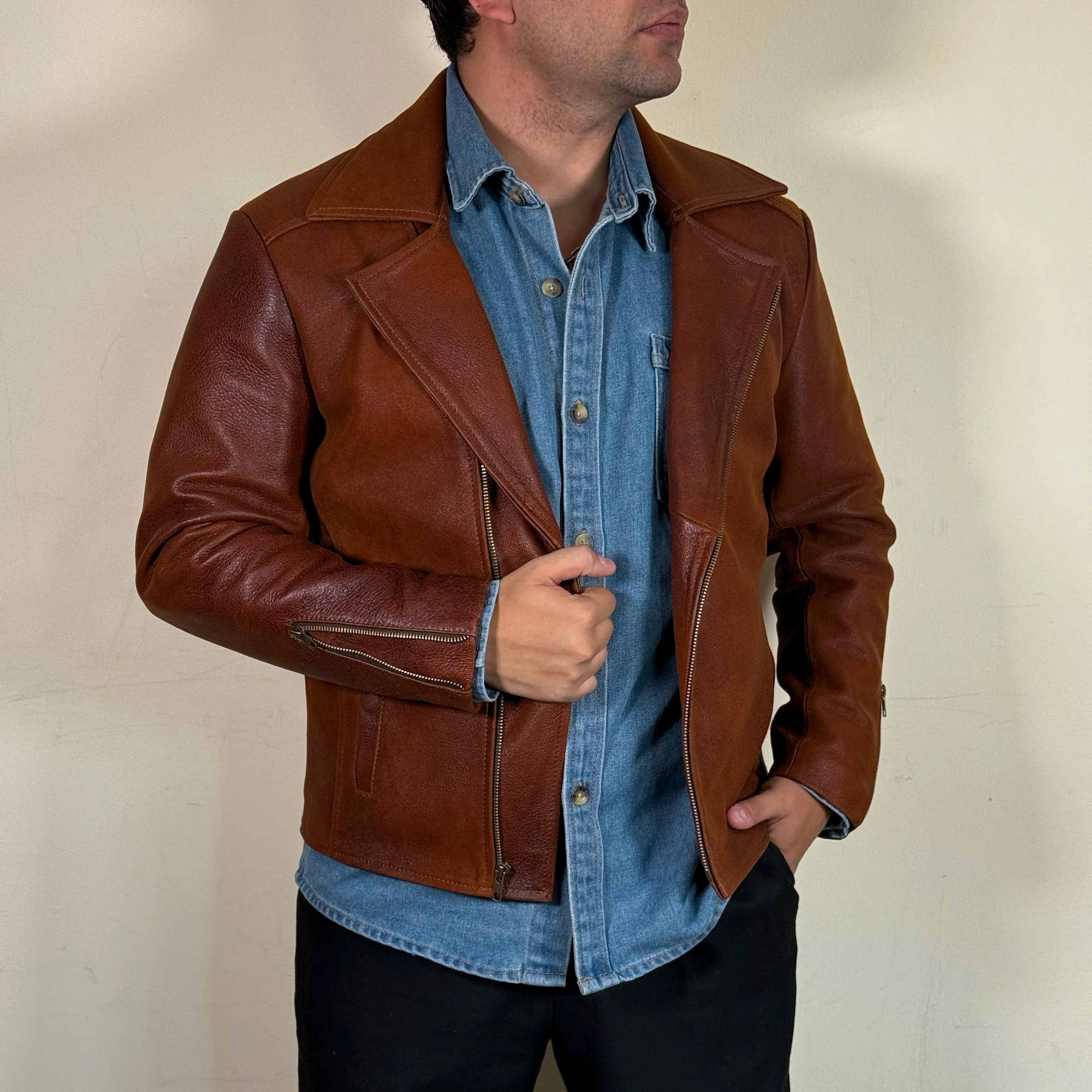 Biker no. 0 cognac - Image 8