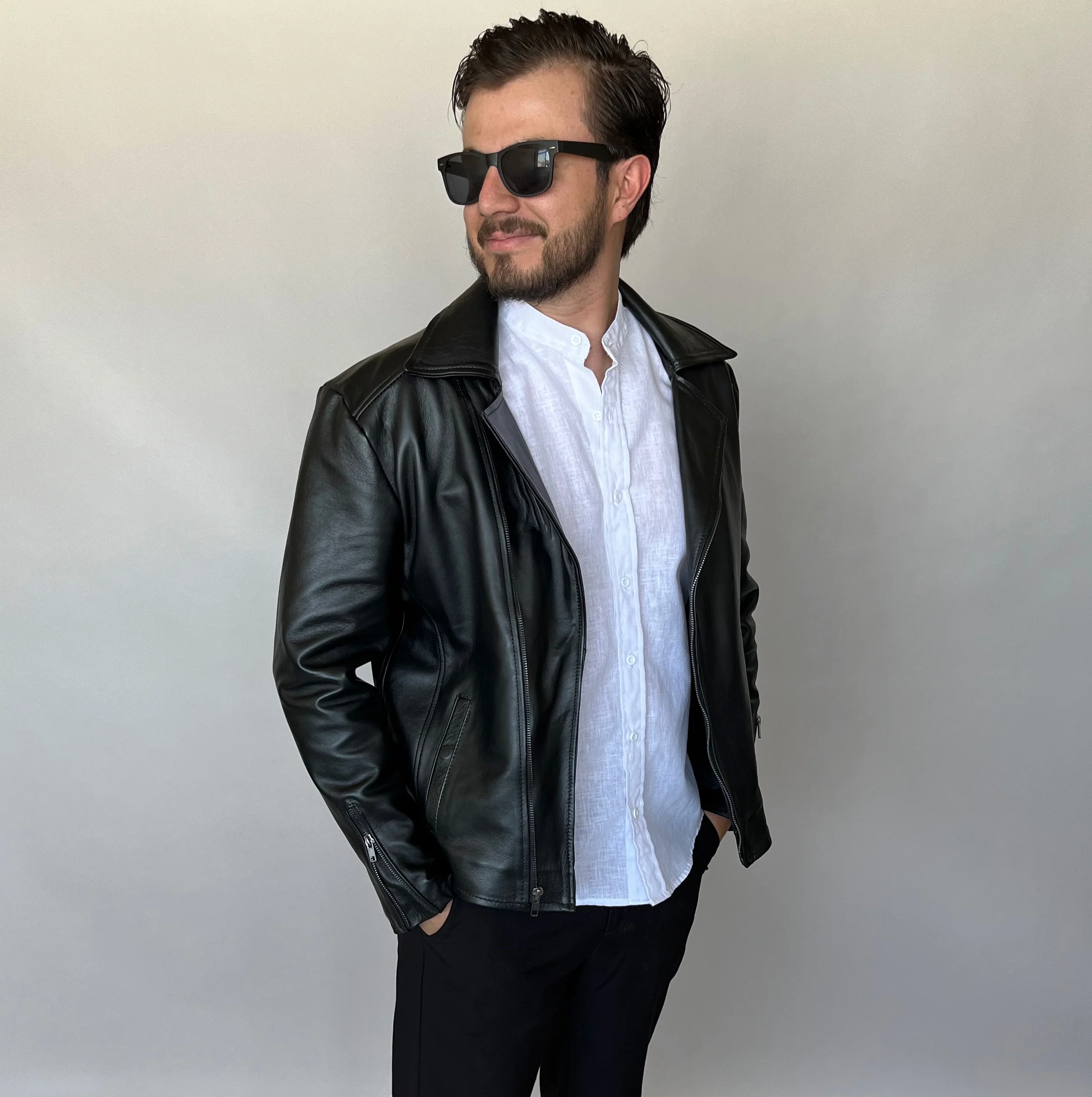 Biker no. 0 darkest black - Image 8