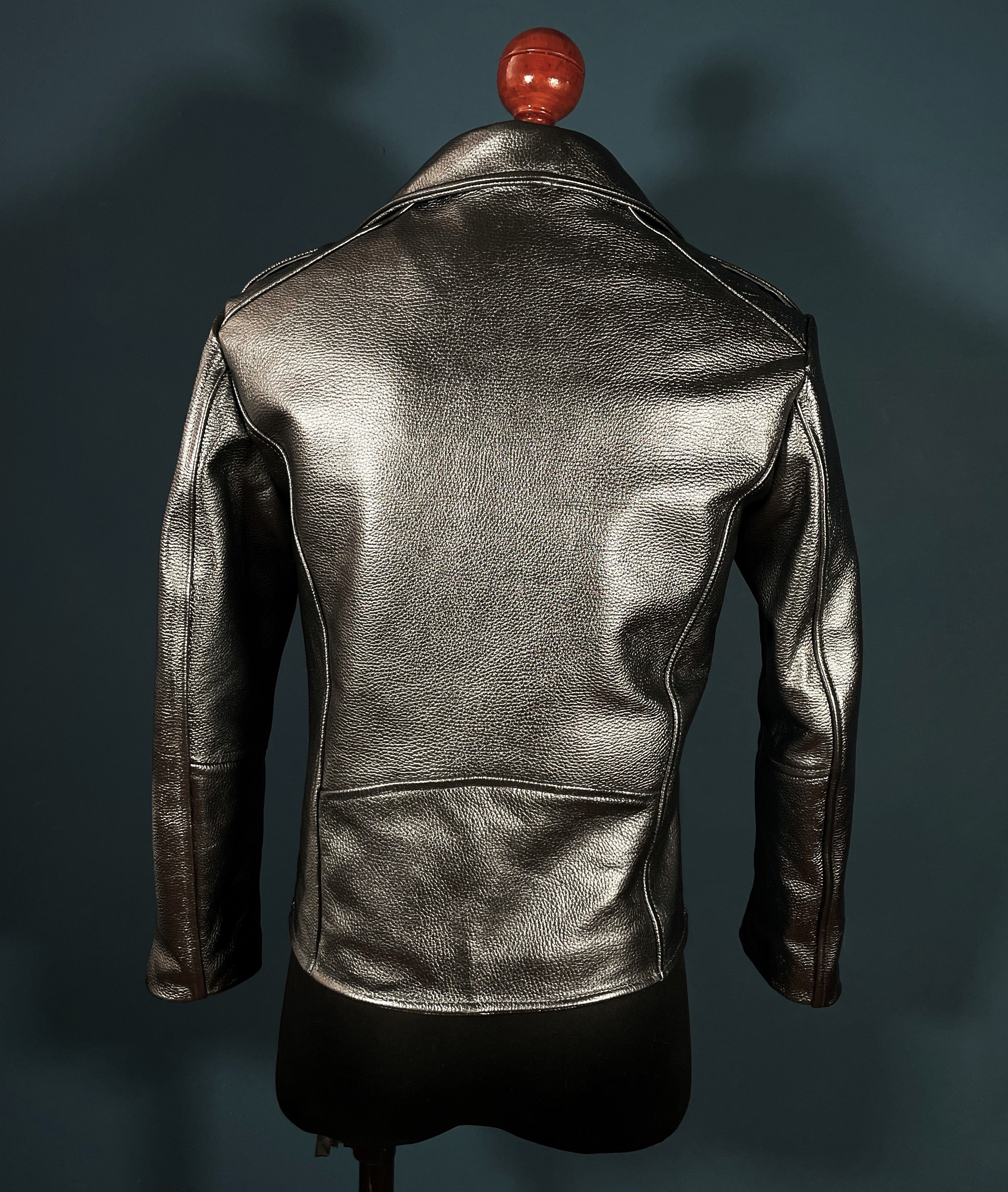 Biker no.1 antimonio full grain - Image 4