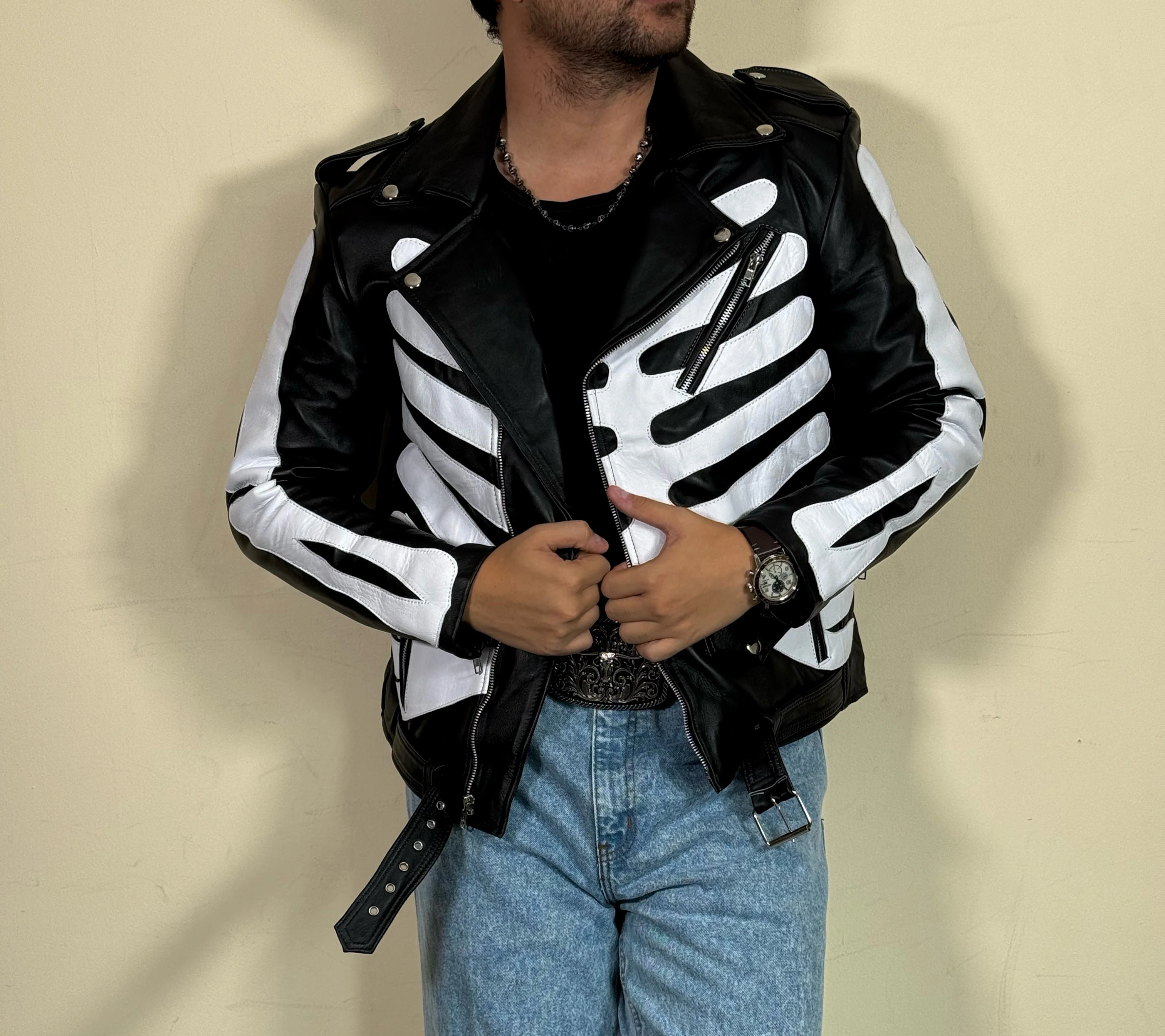 Biker no.1 Axl rose bones black - Image 8