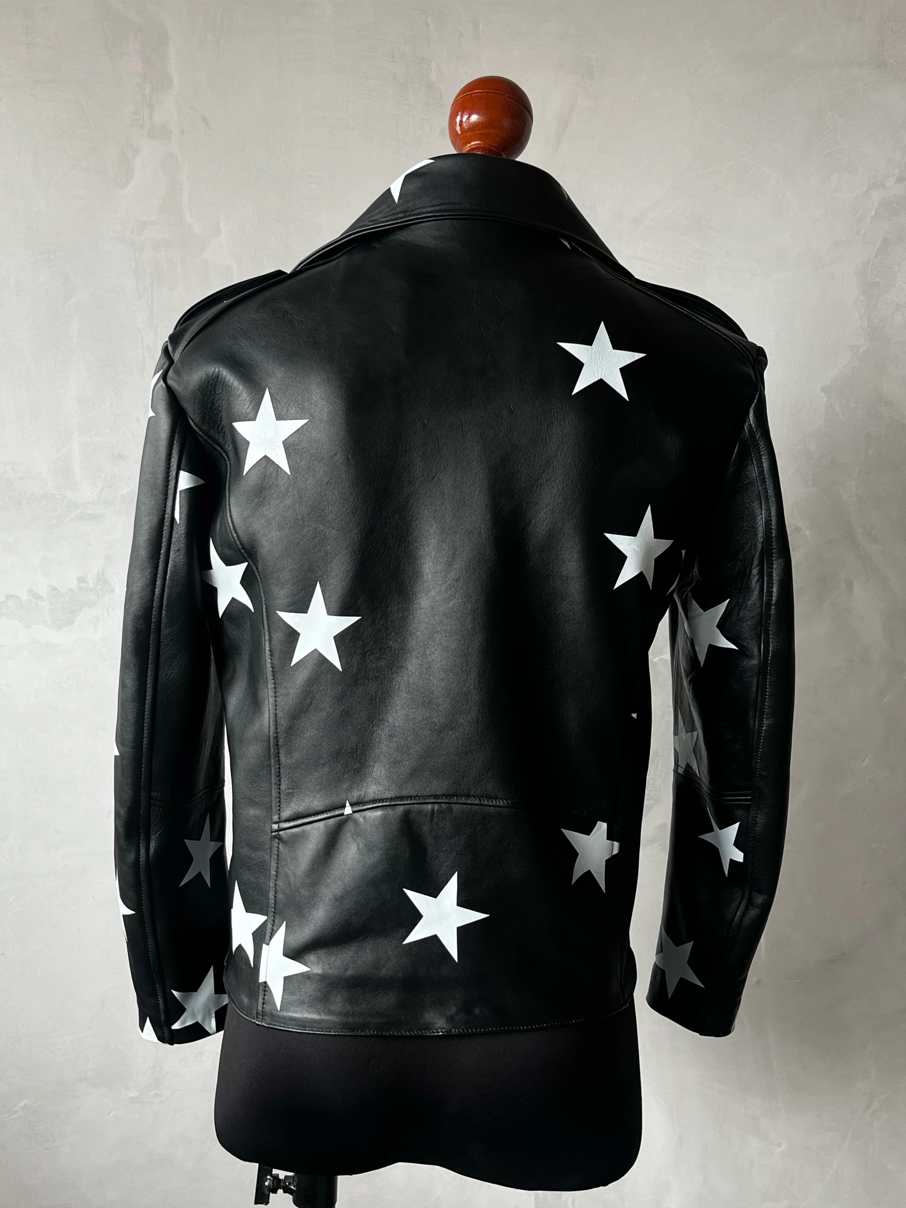 Biker no.1 black stars - Image 3