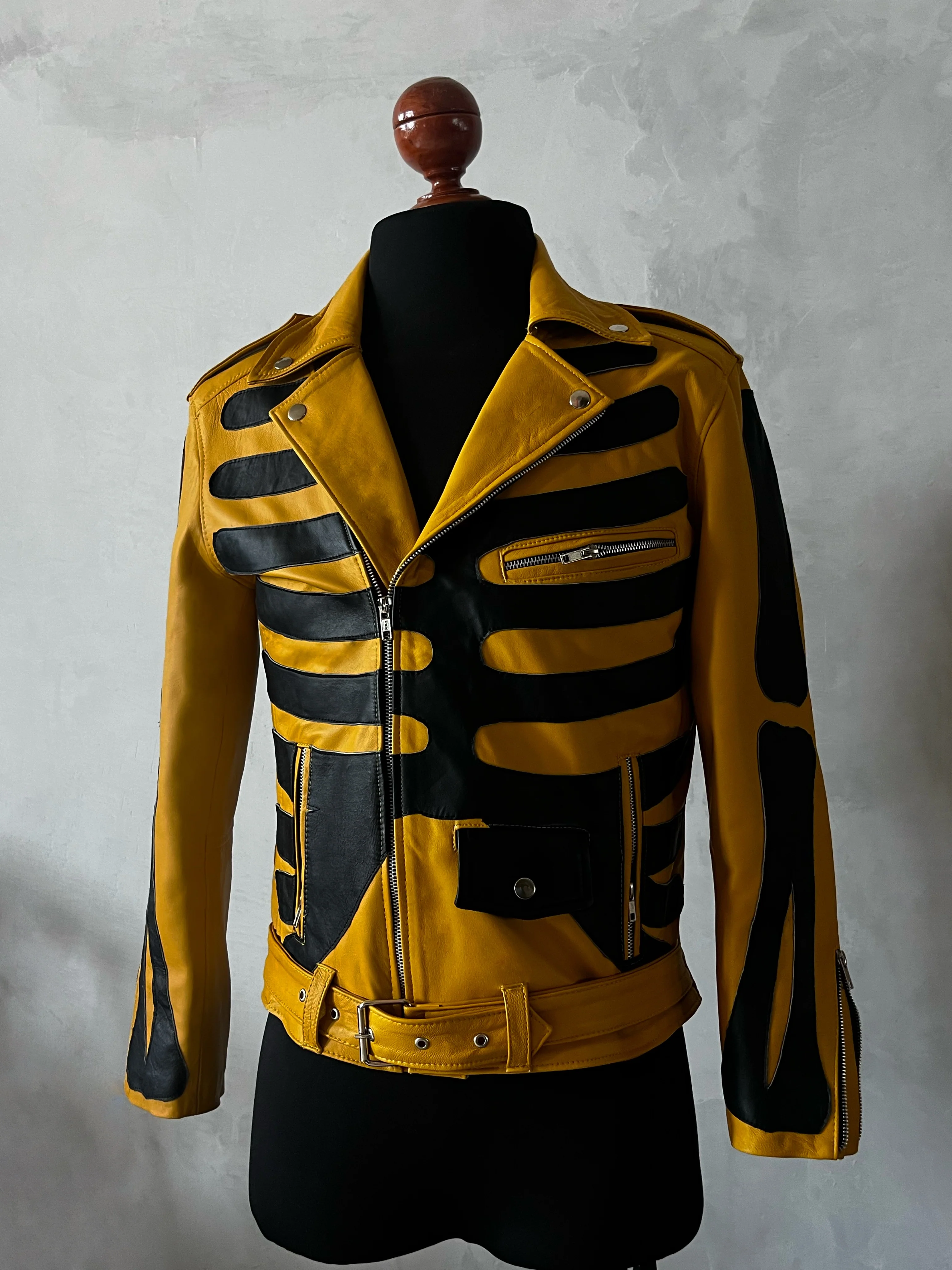 Biker no.1 axl bones black & yellow - Image 4