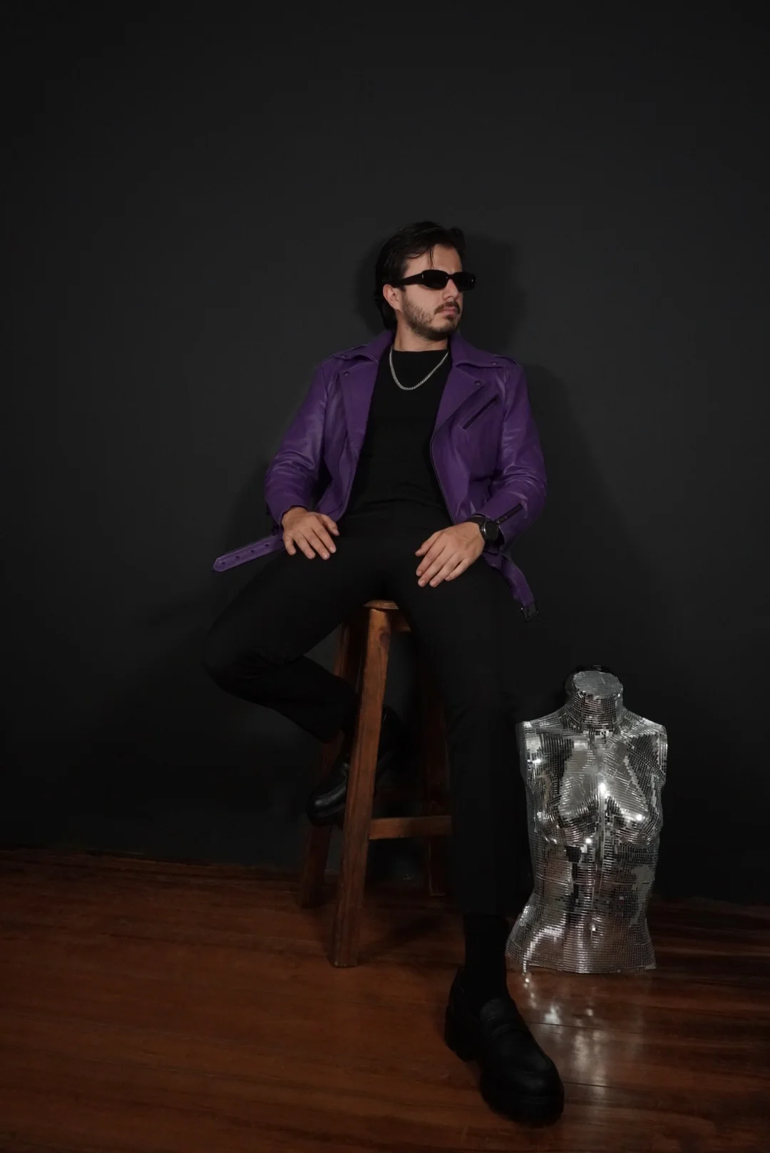 Biker no.1 deep purple - Image 8