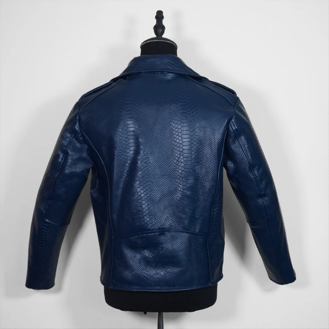 Biker no.1 snake blue - Image 4