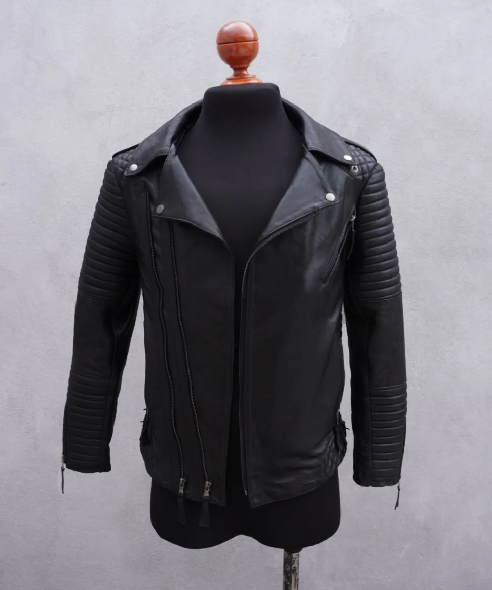 Biker no.10 darkest black - Image 7