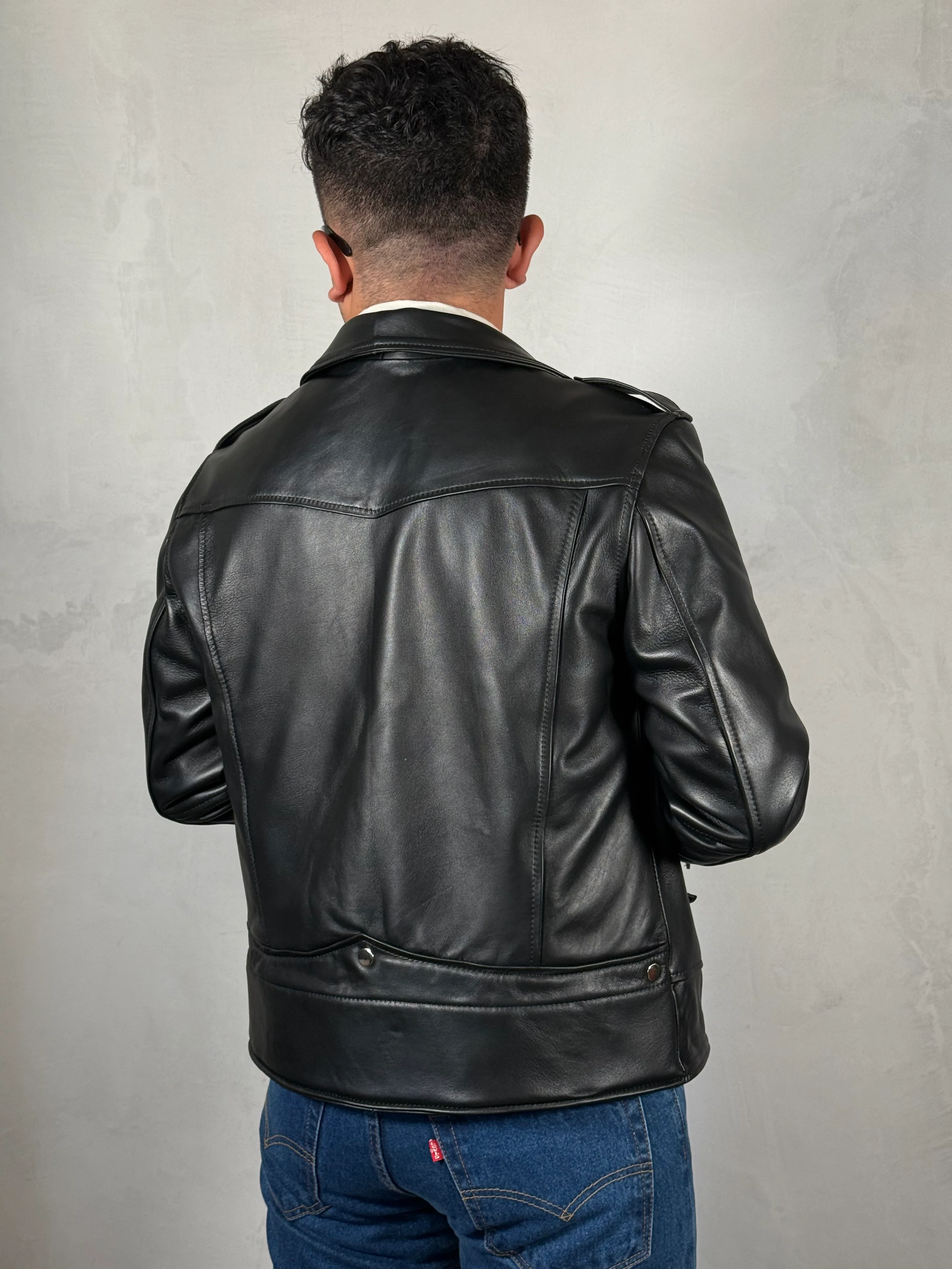 Biker no.5 darkest black - Image 12