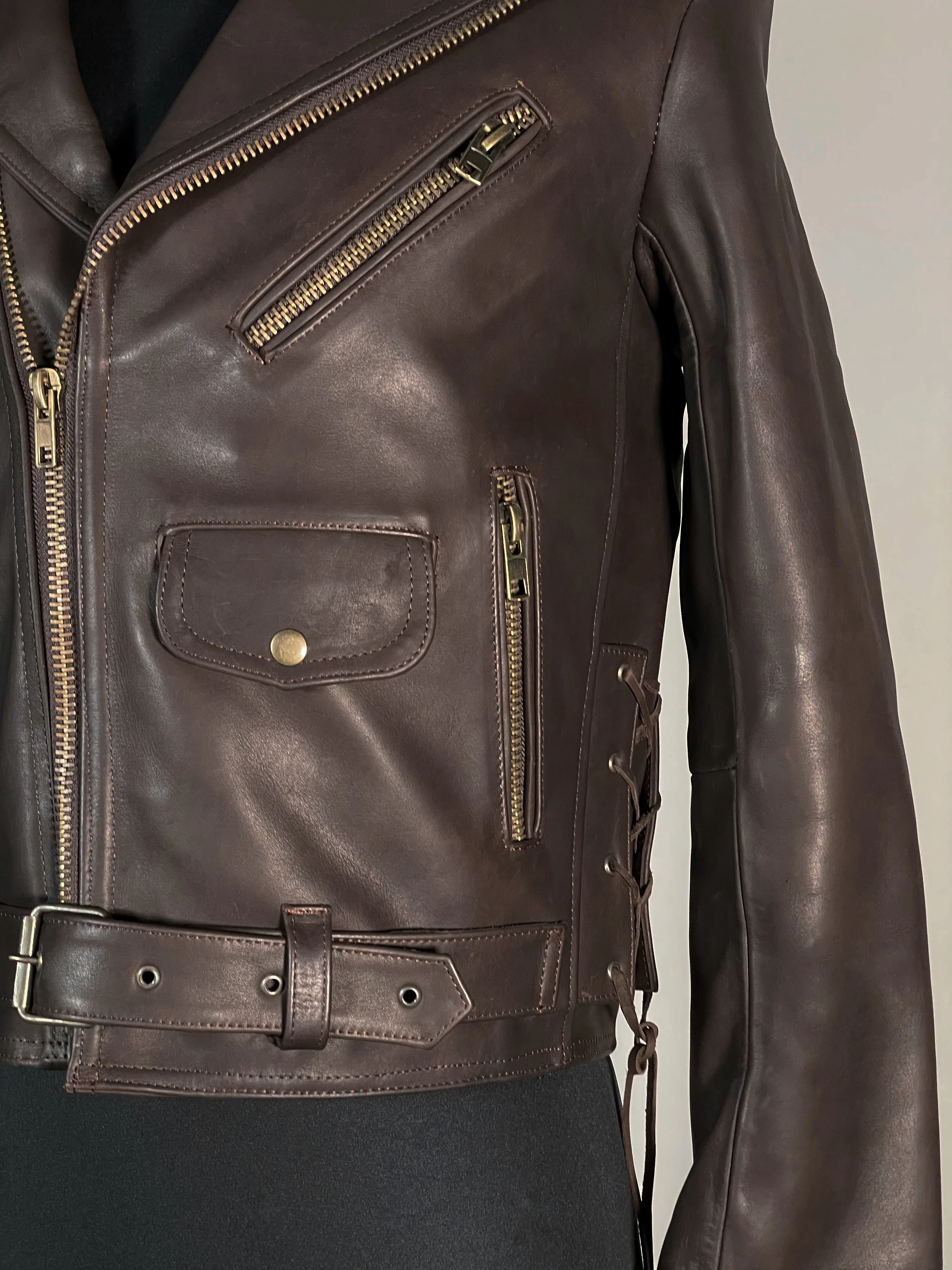-Biker no. 6 dark chocolate- - Image 10