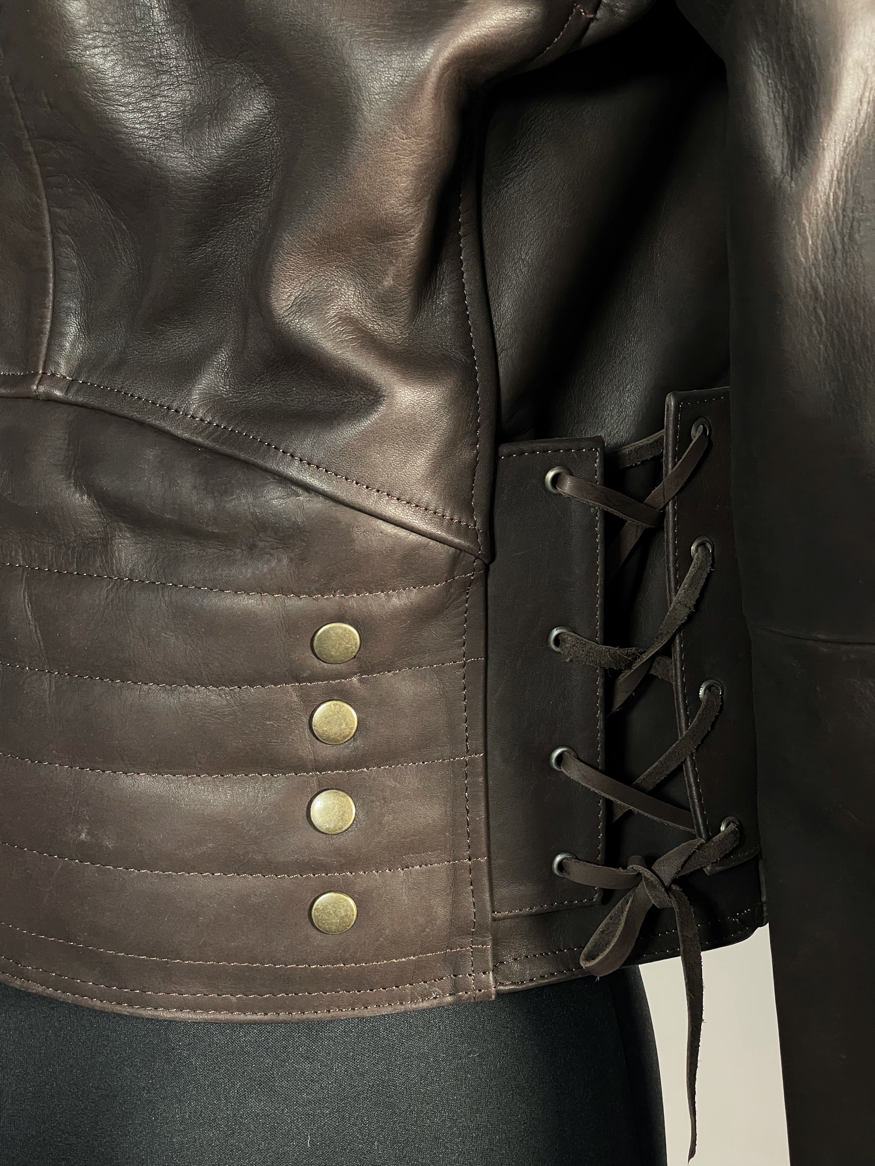 -Biker no. 6 dark chocolate- - Image 11