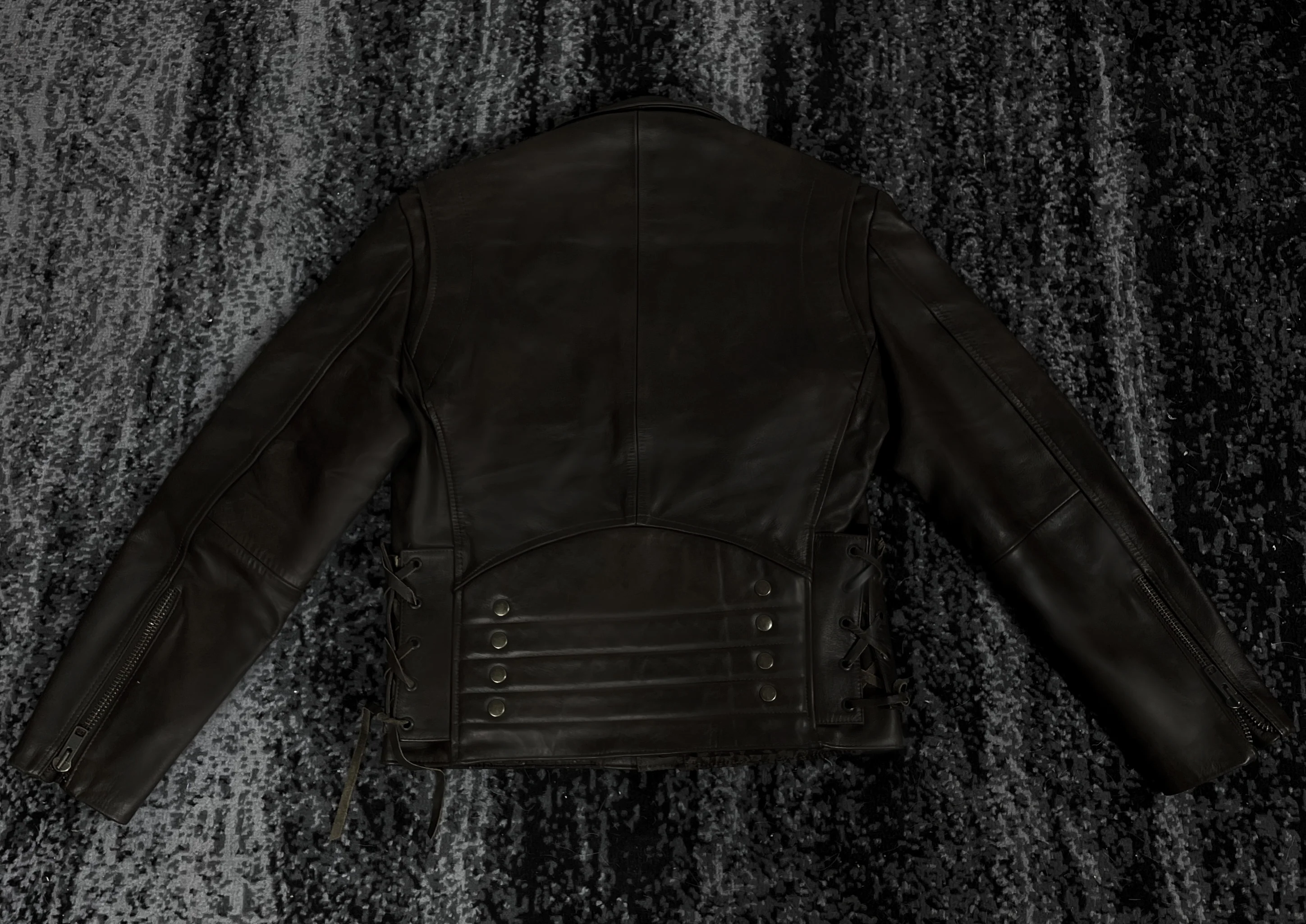 -Biker no. 6 dark chocolate- - Image 5