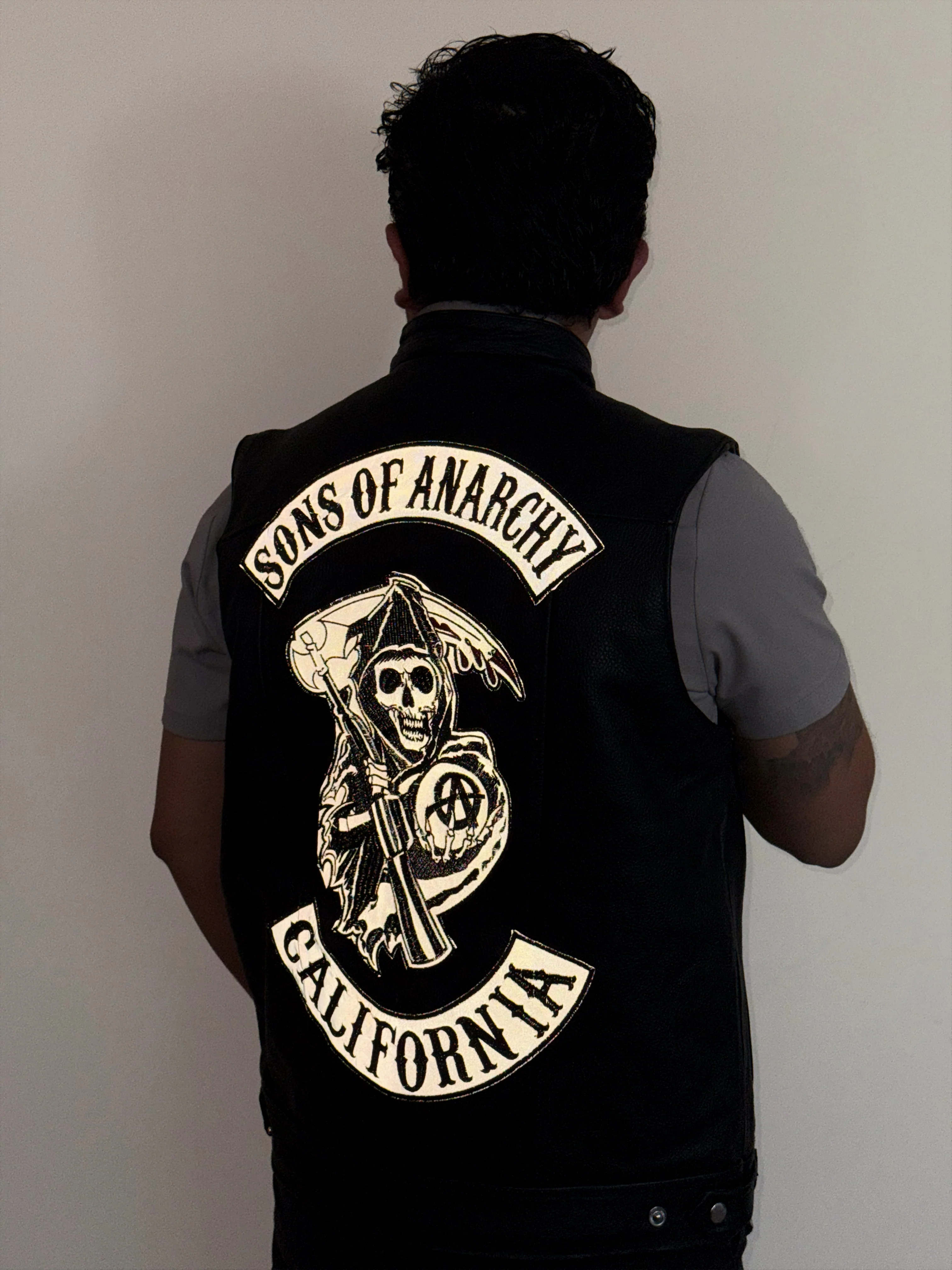 Chaleco Anarchy black bordado - Image 12
