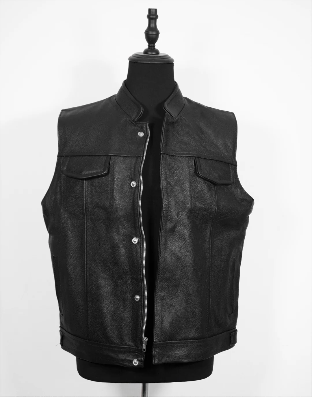 Chaleco Anarchy black liso