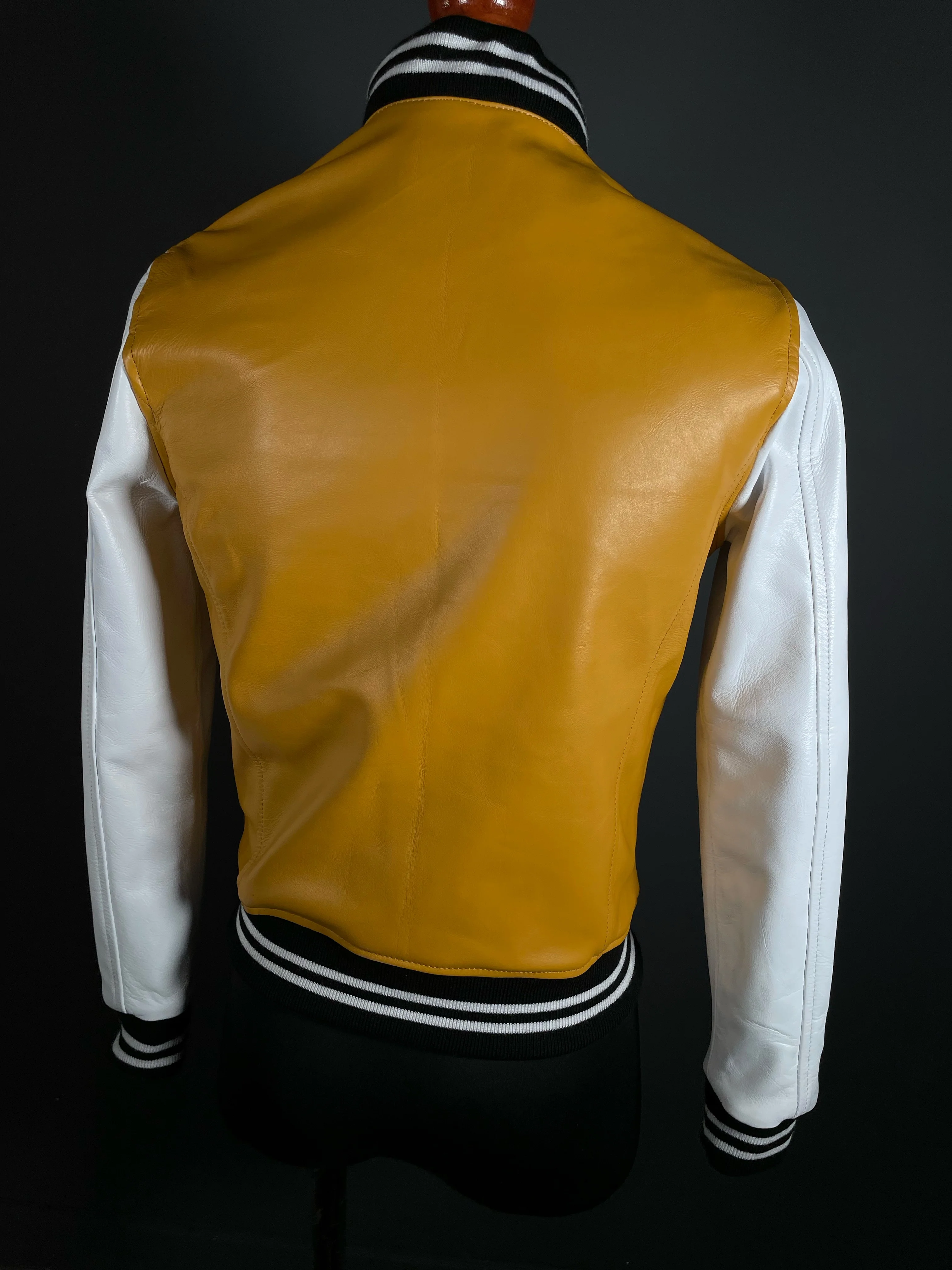 High school bomber black & yellow - Image 2