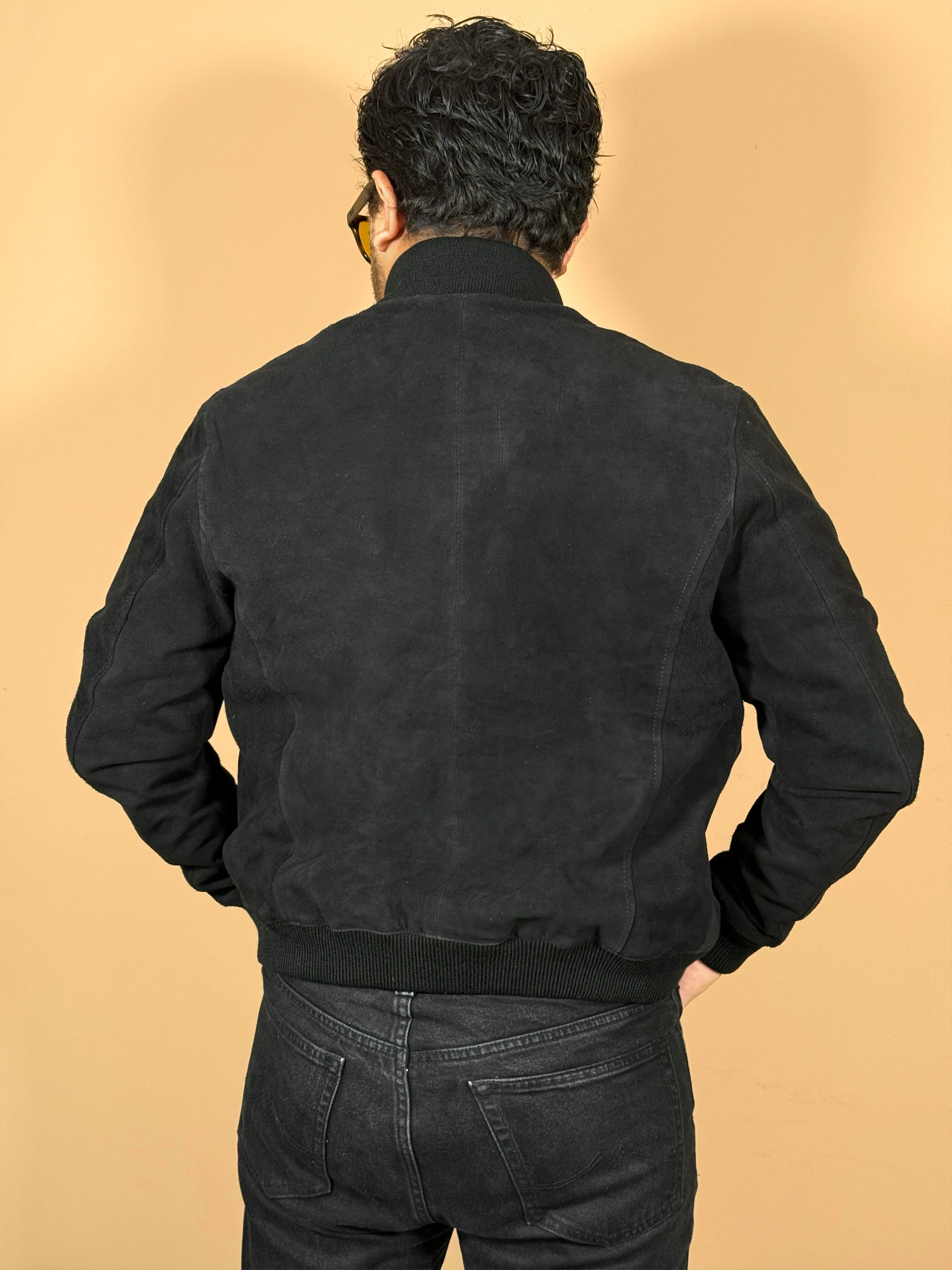 high school bomber velvet black - Image 9