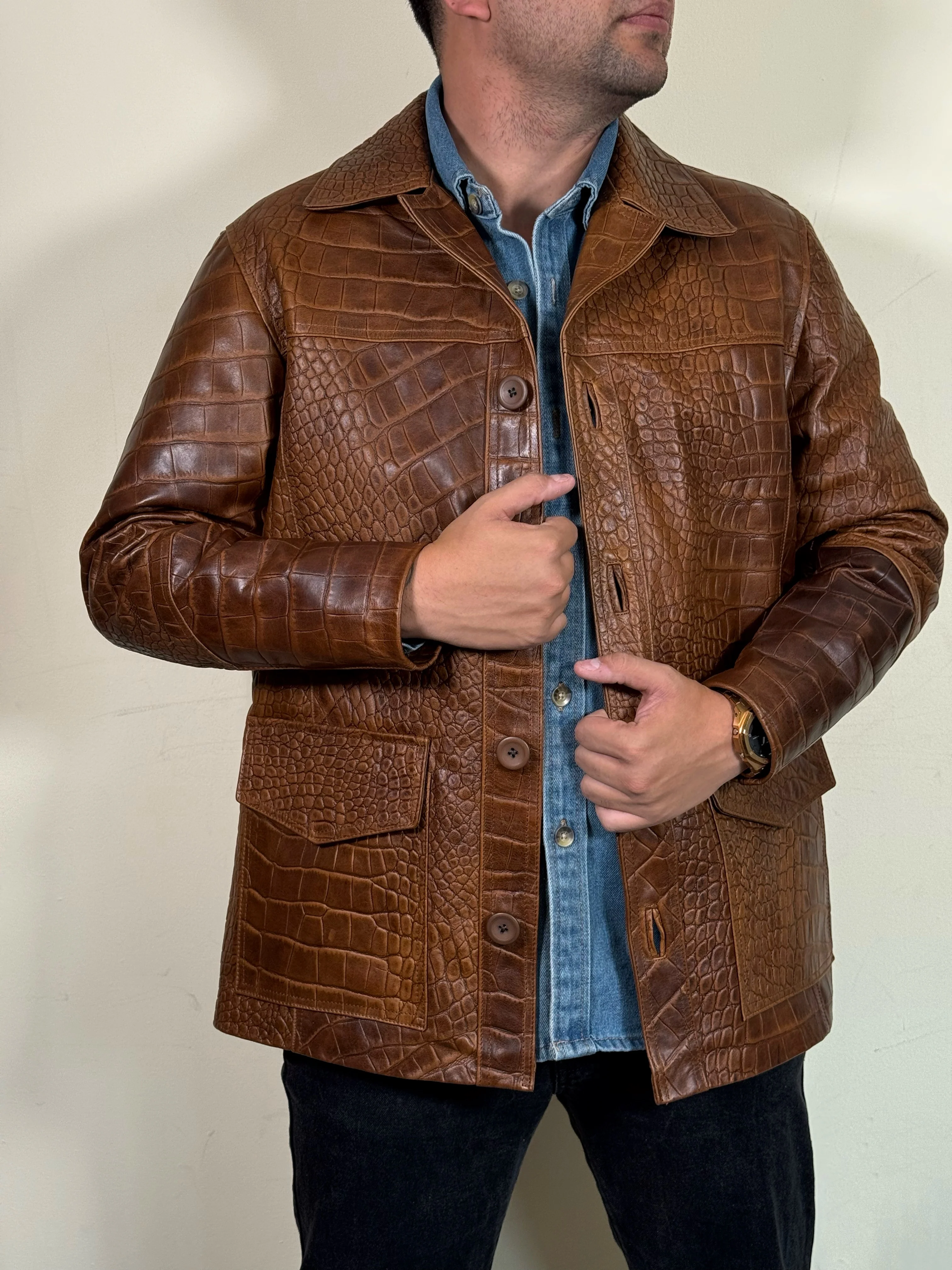 Tyler Durden gabardina coco miel - Image 7