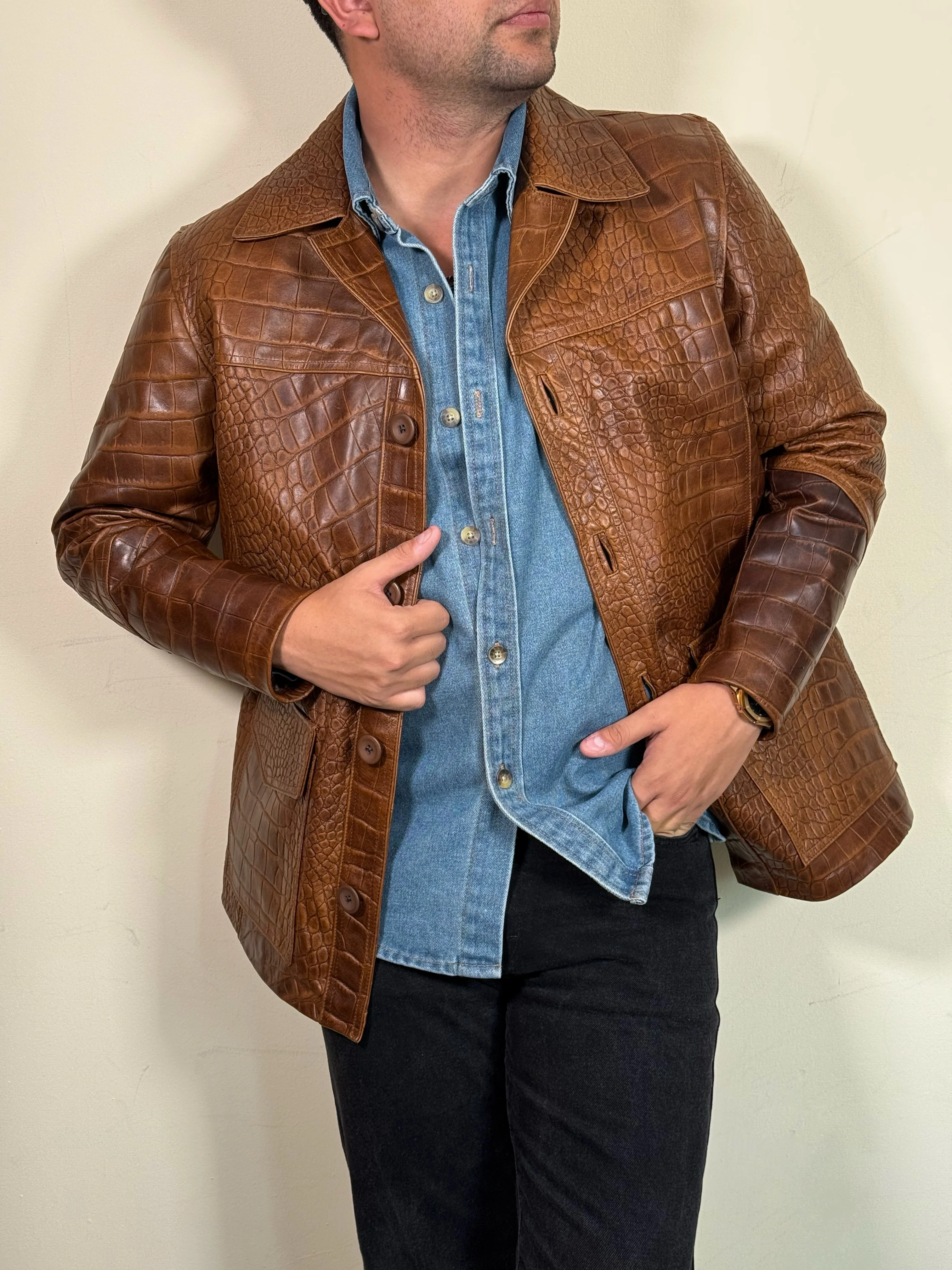 Tyler Durden gabardina coco miel - Image 9